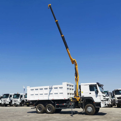 HF9 asse anteriore HOWO Sino Dump Truck con gru a prezzi accessibili