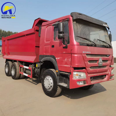 Camionetto di scarico con motore Wd615 a forma di U. Usato Sinotruk HOWO 375HP47.D12.42