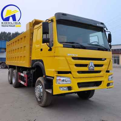 Usato 6X4 Grade a 371HP 375HP Sinotruck HOWO Tipper Dump Truck con design di pneumatici radiali
