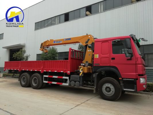 Camioncino di benzina da 300 litri Sinotruck HOWO 6X4 Camioncino montato 12 tonnellate 16 tonnellate Gru per la costruzione