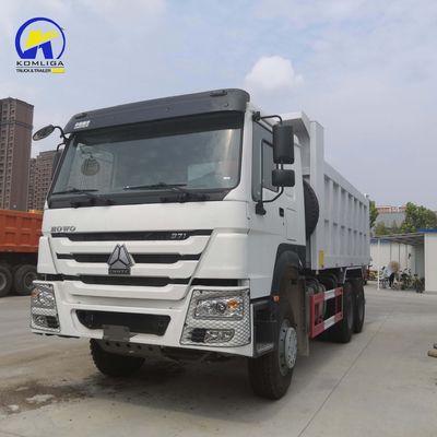 LHD/Rhd Cinese Sinotruk HOWO 6X4 4X2 Tipper Truck 8500*2500*3400mm Potenza 420 CV