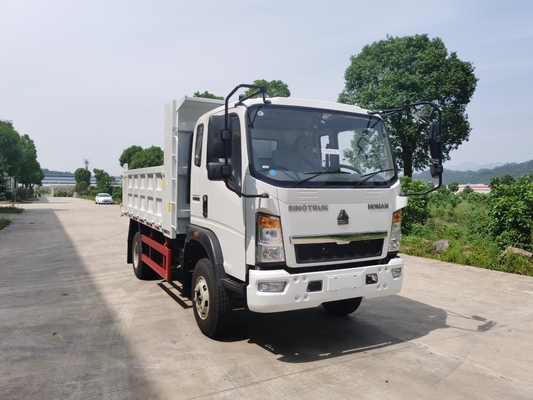 5-10t HOWO Mini Truck Dump Cargo Truck con 6 1 pneumatici di ricambio e stile di guida LHD/Rhd