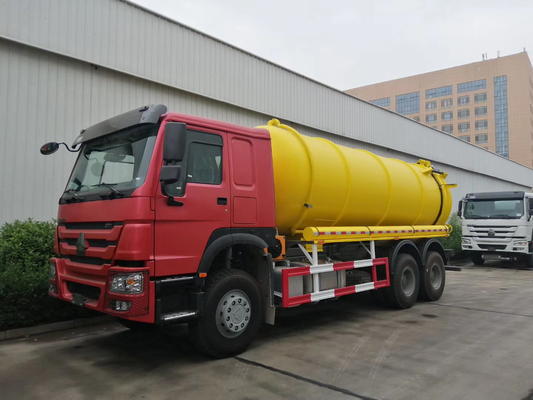 Vendere 6X4 336HP Used Septic Tank Trucks con carburante diesel e Euro 2 standard di emissioni