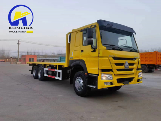 Sinotruck usato HOWO 6X4 10 ruote 371HP Flatbed Deck Truck con potenza di 420 HP