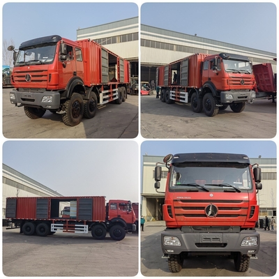 Camion Beiben usato 6X4 8X4 8X8 10 ruote 12 ruote Cargo Triciclo furgone stile Box Cargo Truck
