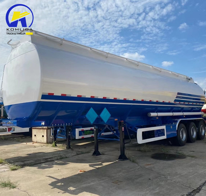 Suspensione meccanica 3 assi 40000L/42000L/45000L Semi rimorchio di cisterna in lega di alluminio