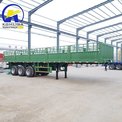 3 assi di recinzione per il bestiame Cargo Semi camion rimorchio con Jost 2.0 o 3,5 pollici King Pin