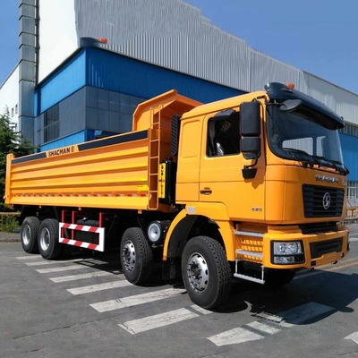 Shacman U-Shaped 8X4 12 Wheeler Heavy Duty Tipper Dump Truck per lavori di costruzione