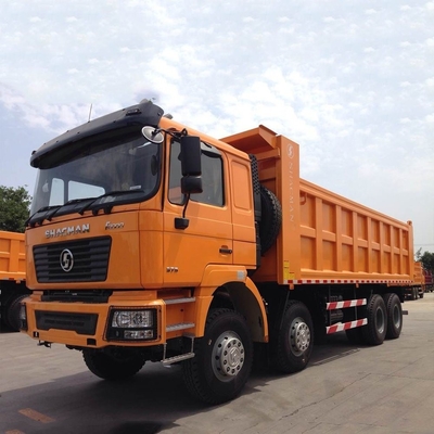 Shacman U-Shaped 8X4 12 Wheeler Heavy Duty Tipper Dump Truck per lavori di costruzione