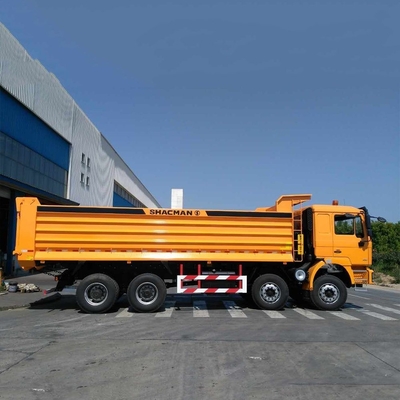 Shacman U-Shaped 8X4 12 Wheeler Heavy Duty Tipper Dump Truck per lavori di costruzione