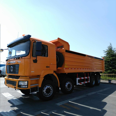 Shacman U-Shaped 8X4 12 Wheeler Heavy Duty Tipper Dump Truck per lavori di costruzione