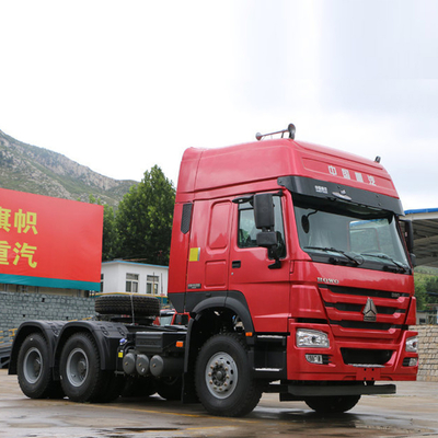 Diesel Sinotruck HOWO 371HP 375HP Trattore 6x4 Camion pesante con asse anteriore 9 tonnellate