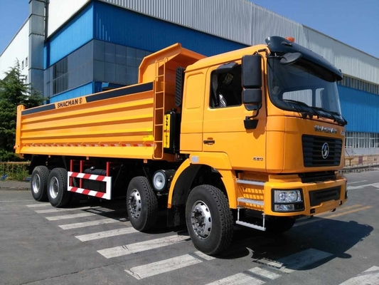 21-30 t Capacità di carico uomo 7.5 tonnellate asse anteriore Shacman 40 metri cubi camion di ribaltamento