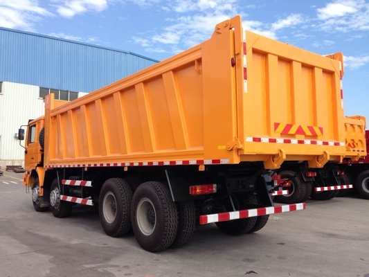 21-30 t Capacità di carico uomo 7.5 tonnellate asse anteriore Shacman 40 metri cubi camion di ribaltamento