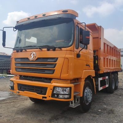 6X4 Used Shacman Tipper Truck con motore diesel da 380 CV e sistema idraulico a prezzi accessibili