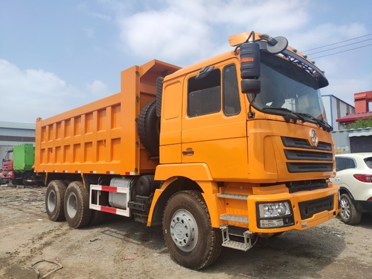 6X4 Used Shacman Tipper Truck con motore diesel da 380 CV e sistema idraulico a prezzi accessibili