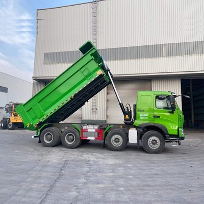 Personalizzazione 420 HP Sinotruck 12 ruote 40t 50t Tipper usato HOWO 8X4 Dump Truck