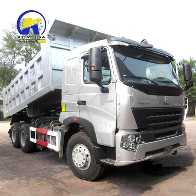 White HOWO A7 Dump Truck 336HP 371HP Azionamento a mano sinistra/destra per la movimentazione di materiali sfusi
