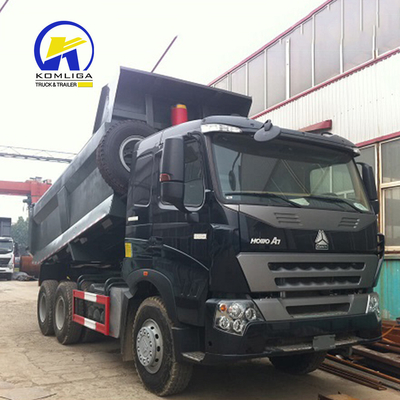White HOWO A7 Dump Truck 336HP 371HP Azionamento a mano sinistra/destra per la movimentazione di materiali sfusi