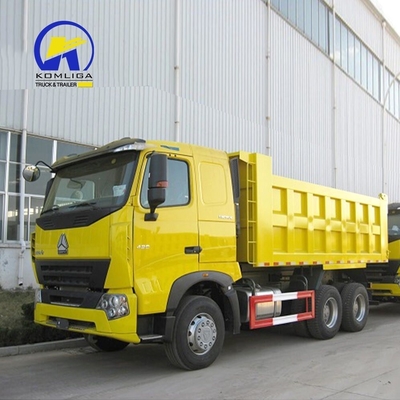 White HOWO A7 Dump Truck 336HP 371HP Azionamento a mano sinistra/destra per la movimentazione di materiali sfusi