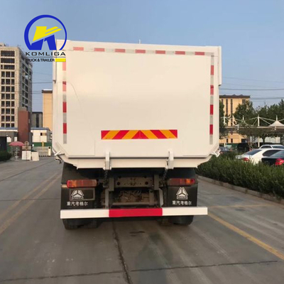 White HOWO A7 Dump Truck 336HP 371HP Azionamento a mano sinistra/destra per la movimentazione di materiali sfusi