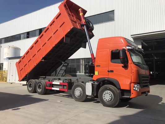 371HP Sinotruck 40 tonnellate 12 pneumatici HOWO Camionetto con telecamera retrovisore e colore blu