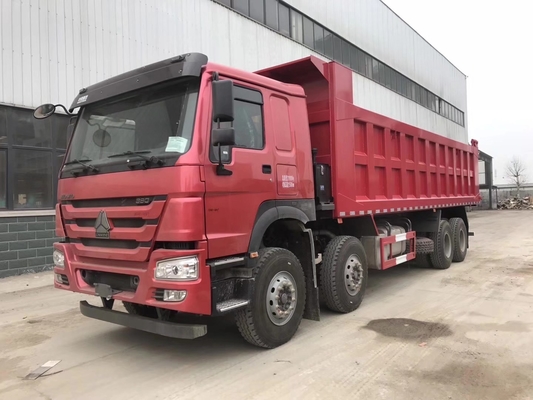 371HP Sinotruck 40 tonnellate 12 pneumatici HOWO Camionetto con telecamera retrovisore e colore blu