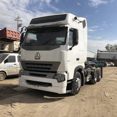 16 tonnellate di asse posteriore e pneumatico 420HP 6X4 Usato Sinotruk HOWO A7 camion trattore per il vostro beneficio