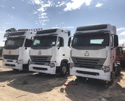 16 tonnellate di asse posteriore e pneumatico 420HP 6X4 Usato Sinotruk HOWO A7 camion trattore per il vostro beneficio