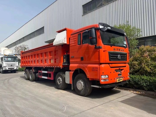 ISO certificato 12 ruote 8X4 Sinotruck 40 metri cubi di tipper camion con asse anteriore Hf9