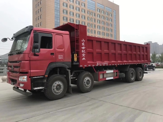 ISO certificato 12 ruote 8X4 Sinotruck 40 metri cubi di tipper camion con asse anteriore Hf9