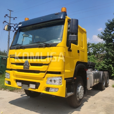 Euro4 Emissioni 2014 Giallo Used Tow Truck Trailer Towing Design Tractor Head Trucks