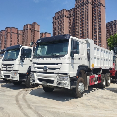 Certificato GCC 6X4 16 18 metri cubi 25 tonnellate camion di gomma usati Sinotruk in Etiopia