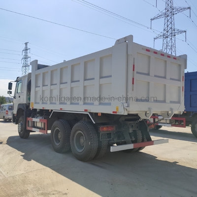 Certificato GCC 6X4 16 18 metri cubi 25 tonnellate camion di gomma usati Sinotruk in Etiopia