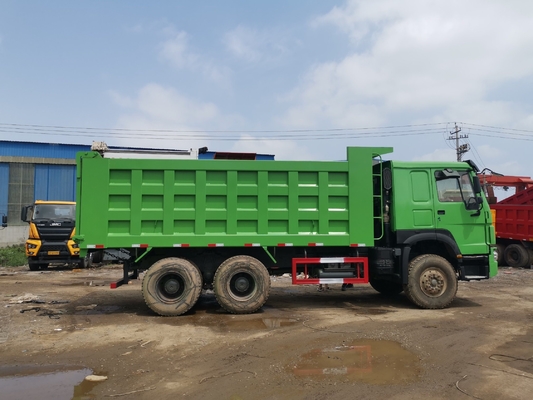 Trasmissione manuale HOWO 6X4 Used Tipper Dump Truck 371HP 375HP per il mercato africano