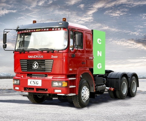 Euro 2 380 CV 420 CV 6*4 Shacman CNG Tractor Truck per le esigenze di trasporto