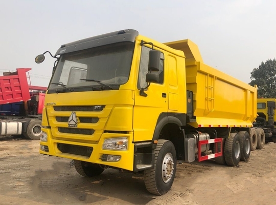 Un carro con aria condizionata Sinotruck HOWO 371 420HP Heavy Duty 10 Wheeler Tipper Truck 40t