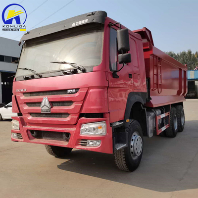 Nigeria Ghana HOWO 375HP Usato Sinotruk Dump Truck con cabina Hw76 e 351-450 cavalli