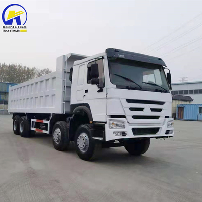 30/40 tonnellate 8X4 Sinotruk HOWO 12 Pneumatici Dump Truck Trasmissione manuale Euro 2 Standard di emissioni