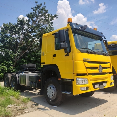 Hw76 cabina HOWO usato testa del trattore 3 assi 6X4 per entro il vostro budget 6800*2500*3200mm