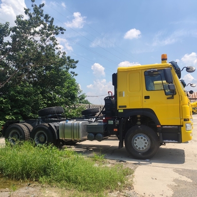 Hw76 cabina HOWO usato testa del trattore 3 assi 6X4 per entro il vostro budget 6800*2500*3200mm