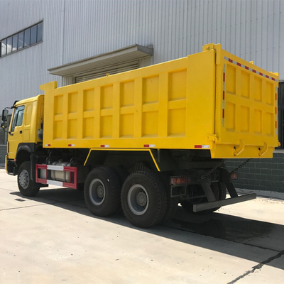 CNHTC 6X4 tipper truck con capacità di carico dell'asse anteriore di 9 tonnellate e dimensione del secchio di 20cbm