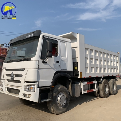 Usato 8X4 60 Tonnes Heavy HOWO Dump Truck Sinotruk in buone condizioni con pneumatici radiali 1200r20