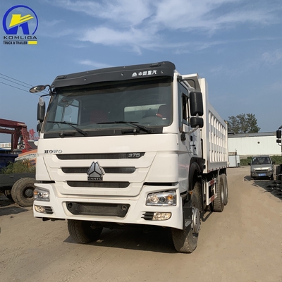 Usato 8X4 60 Tonnes Heavy HOWO Dump Truck Sinotruk in buone condizioni con pneumatici radiali 1200r20
