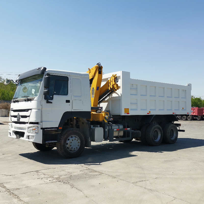 HF9 asse anteriore HOWO Sino Dump Truck con gru a prezzi accessibili