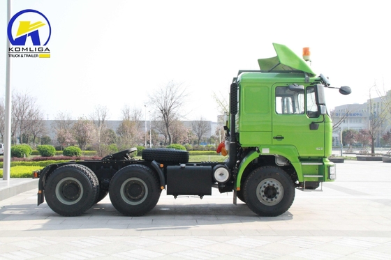 6X4 Tractor Truck Heavy Duty Trailer Truck con uomo 7.5 tonnellate Design del pneumatico radiale dell'asse anteriore