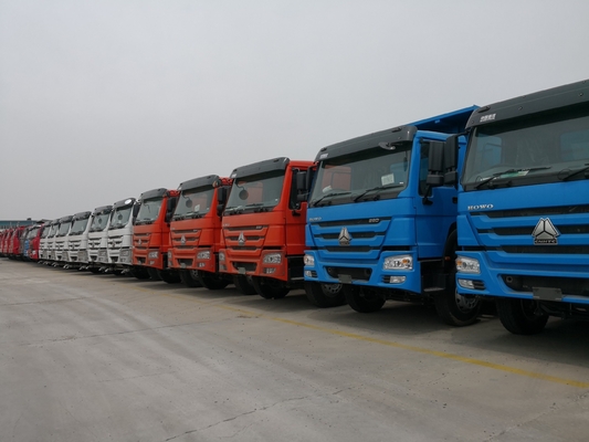 Trasmissione manuale 2022 Sinotruk HOWO 6X4 camion a gomma 371p camion a scarico 18cbm 20cbm