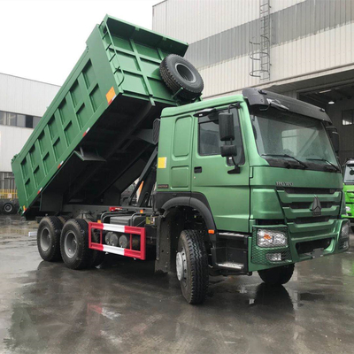 6X4 HOWO Sinotruk 371 Dumper Truck con sistema di sterzo Zf8118 e certificazione ISO
