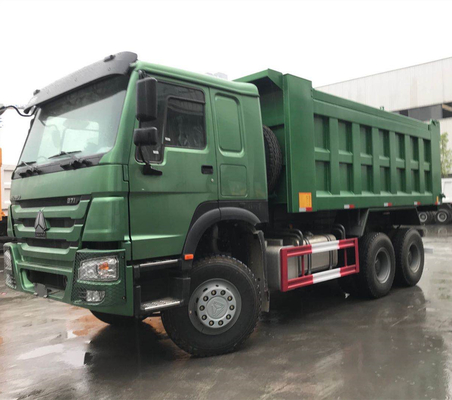 6X4 HOWO Sinotruk 371 Dumper Truck con sistema di sterzo Zf8118 e certificazione ISO