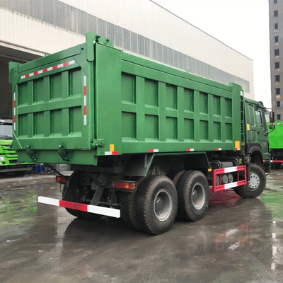 6X4 HOWO Sinotruk 371 Dumper Truck con sistema di sterzo Zf8118 e certificazione ISO